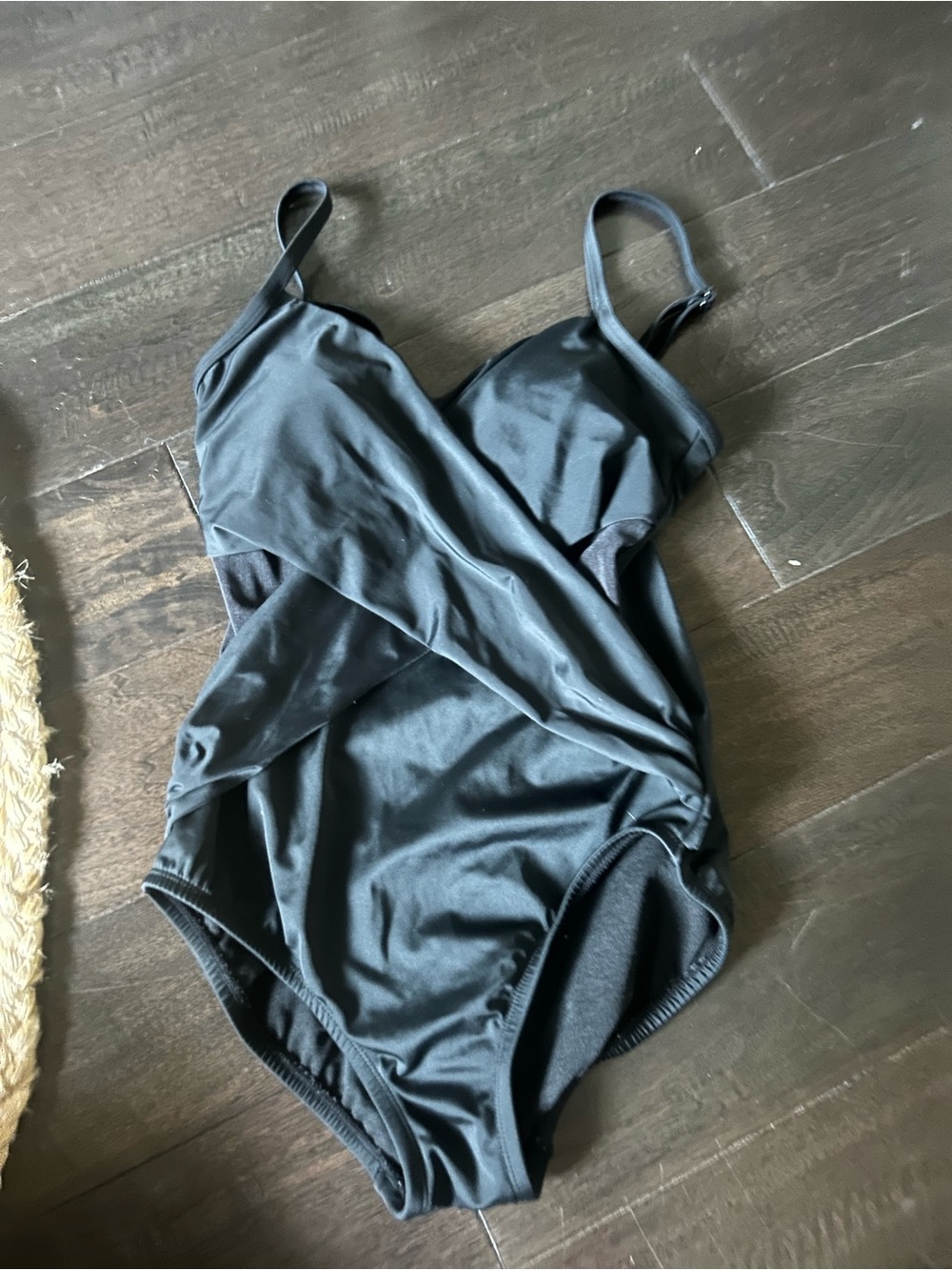 Miracle Black One-Piece Swimsuit with Twist Front